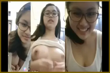 Vcs Cewe Kacamata Cute Pap Toket Mengkel